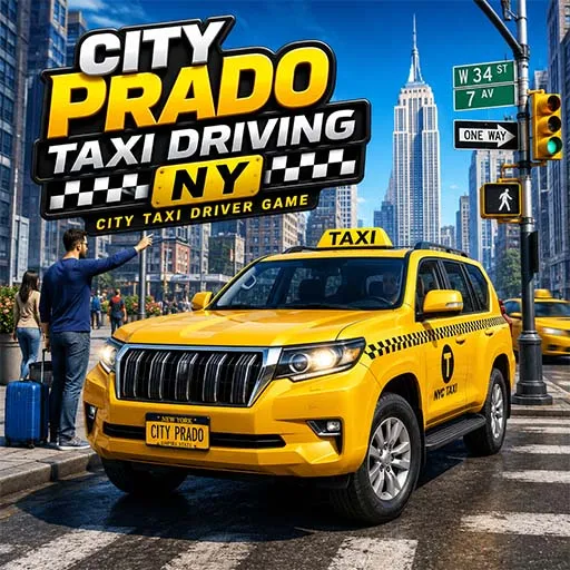 City Prado Taxi Driving NY Game Template