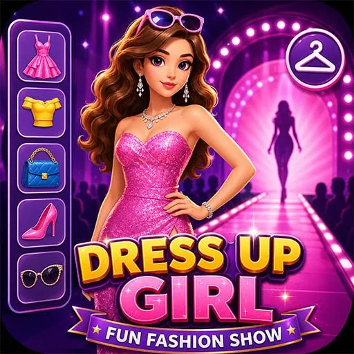 Dress Up Girl Fun Fashion Show Casual Game Source Code