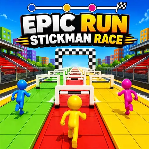 Epic Run Stickman Race 3D Game Unity Template