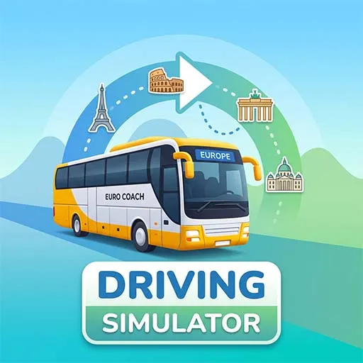 Euro Coach Bus Driving Simulator Game Full Unity Template