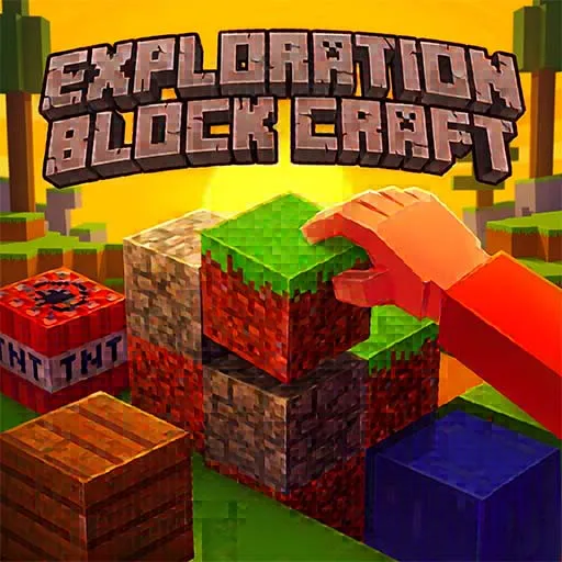Exploration Block Craft Game Unity Source Code