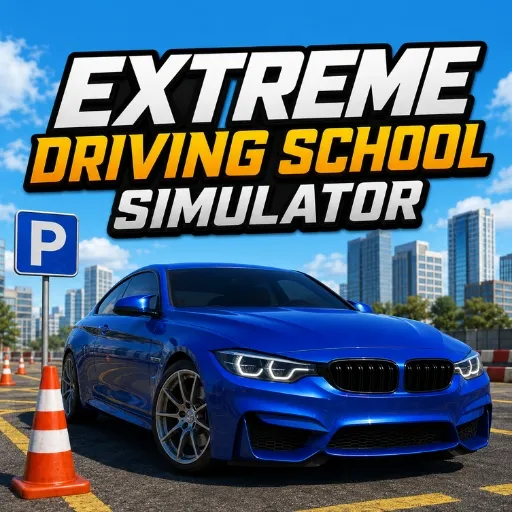 Extreme Driving School Simulator Game Unity Template