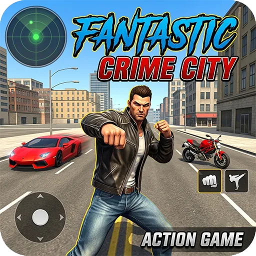 Fantastic Crime City Action Game Unity Source Code