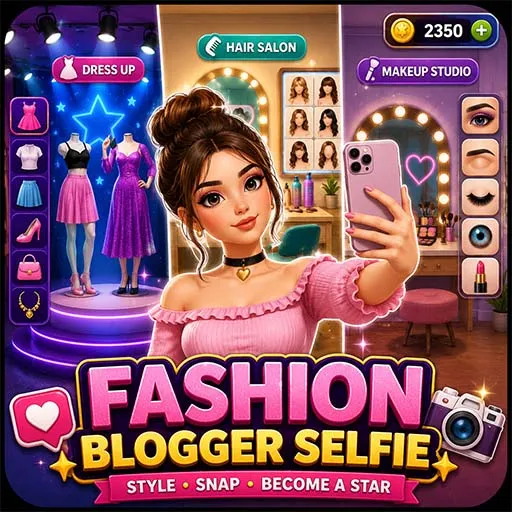 Fashion Blogger Selfie Casual Game Unity Source Code