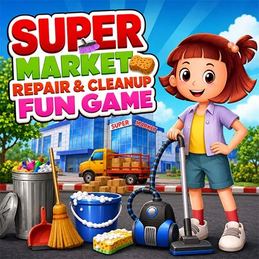 Supermarket Repair & Clean Unity Game