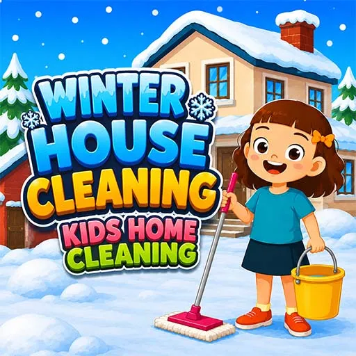 Winter House Cleaning Unity Game Source Code
